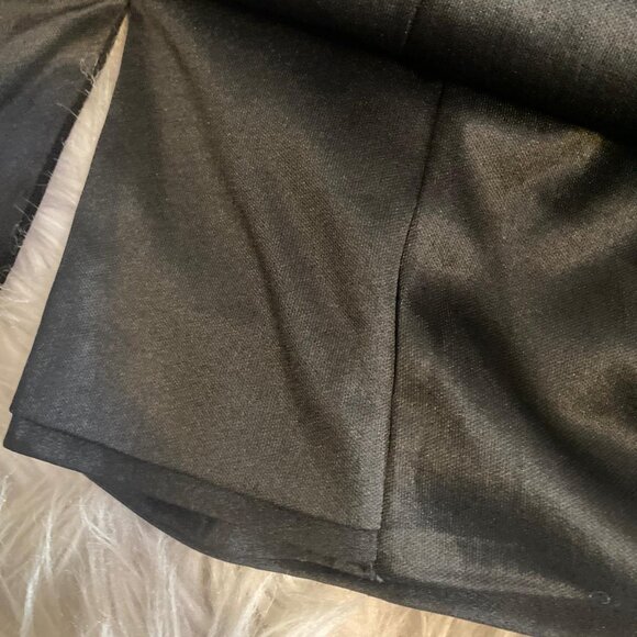 Glamorous short tuxedo dress by Mac Duggal. - Picture 6 of 10